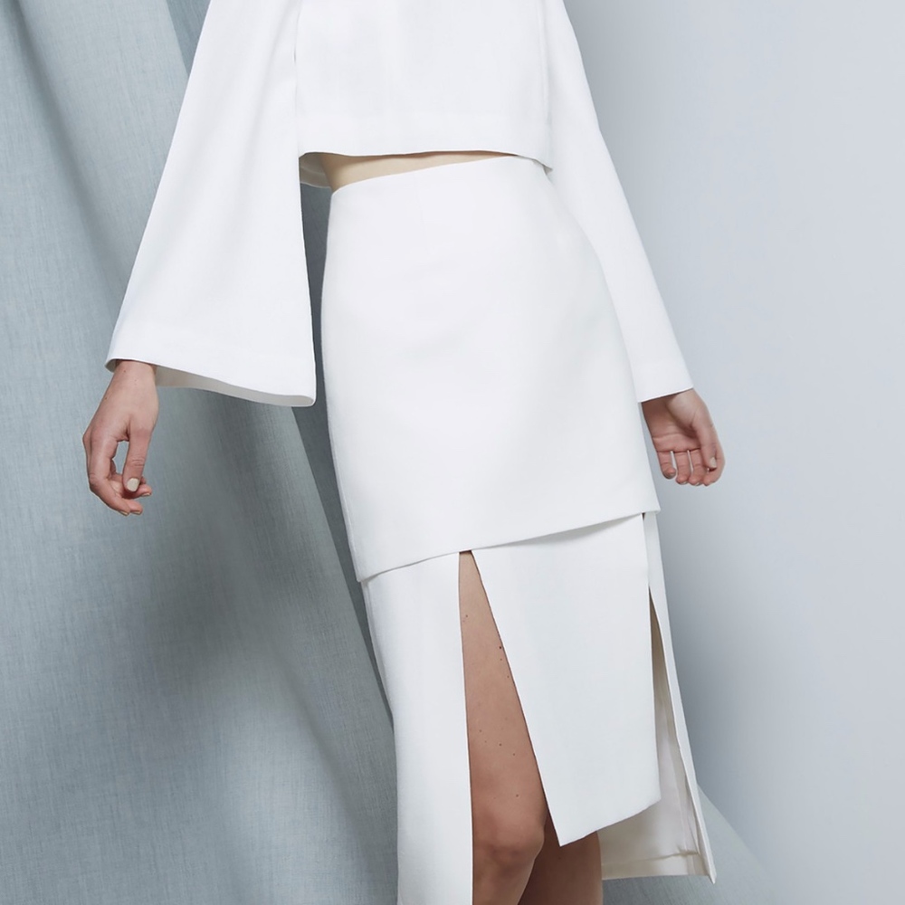 C/MEO Collective White Skirt ( XXS )